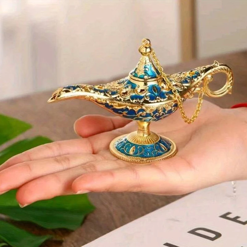 Lampe d’Aladdin Décorative – Objet d’Artisanat à Poser – Image 4