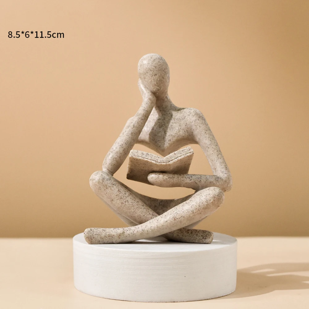 Sculpture Décorative « Le Penseur » – Décoration Moderne – Image 2