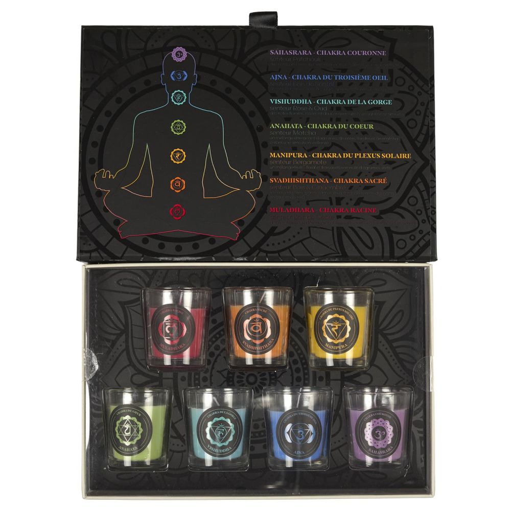 Coffret cadeau 7 bougies parfumées Chakra – Image 3